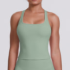 Mouwloze Sculpting Activewear Tanktop