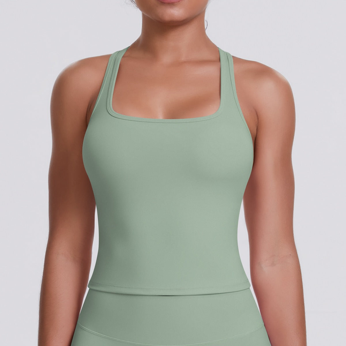 Mouwloze Sculpting Activewear Tanktop