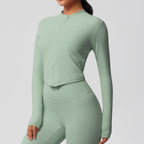 Second-Skin Vormgevende Actieve Crop Top