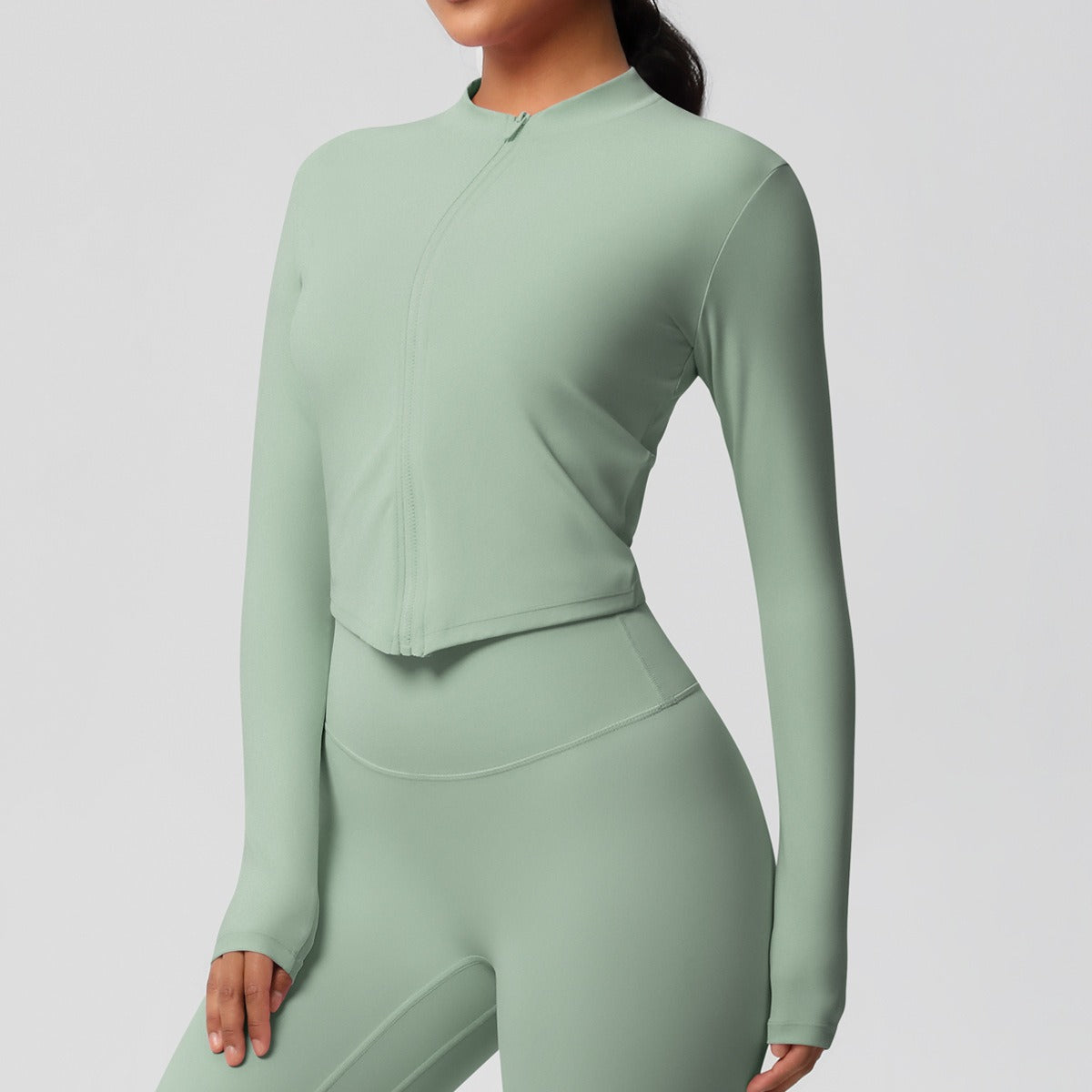 Second-Skin Vormgevende Actieve Crop Top
