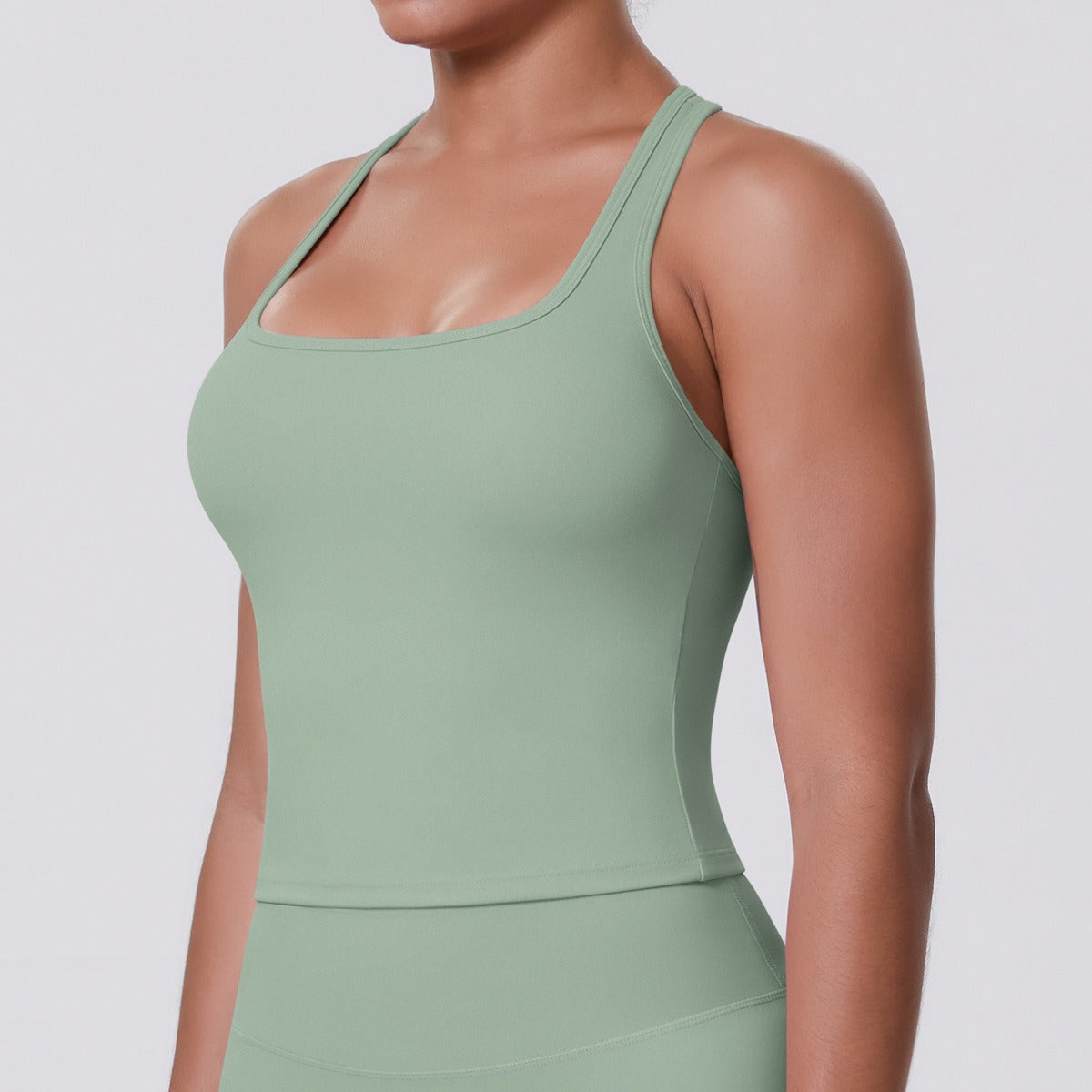 Mouwloze Sculpting Activewear Tanktop
