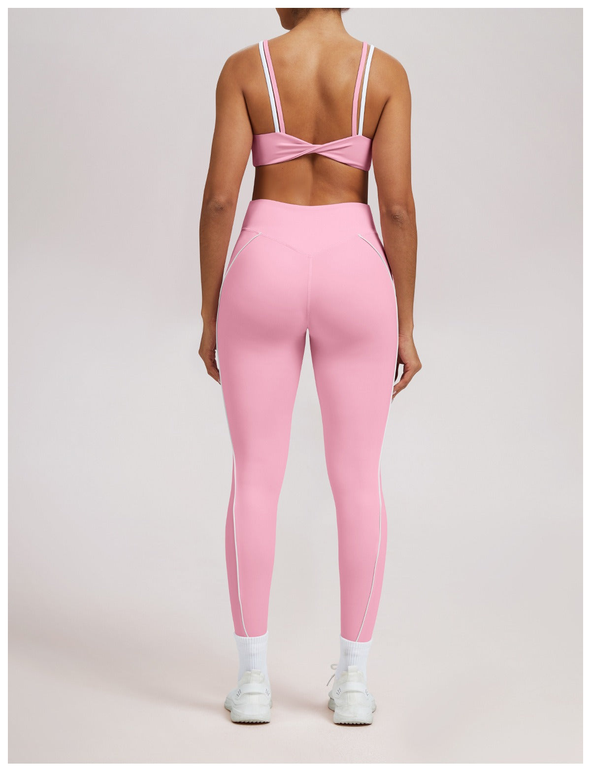 High-Waist Shaping Legging met Contrasterende Lijn