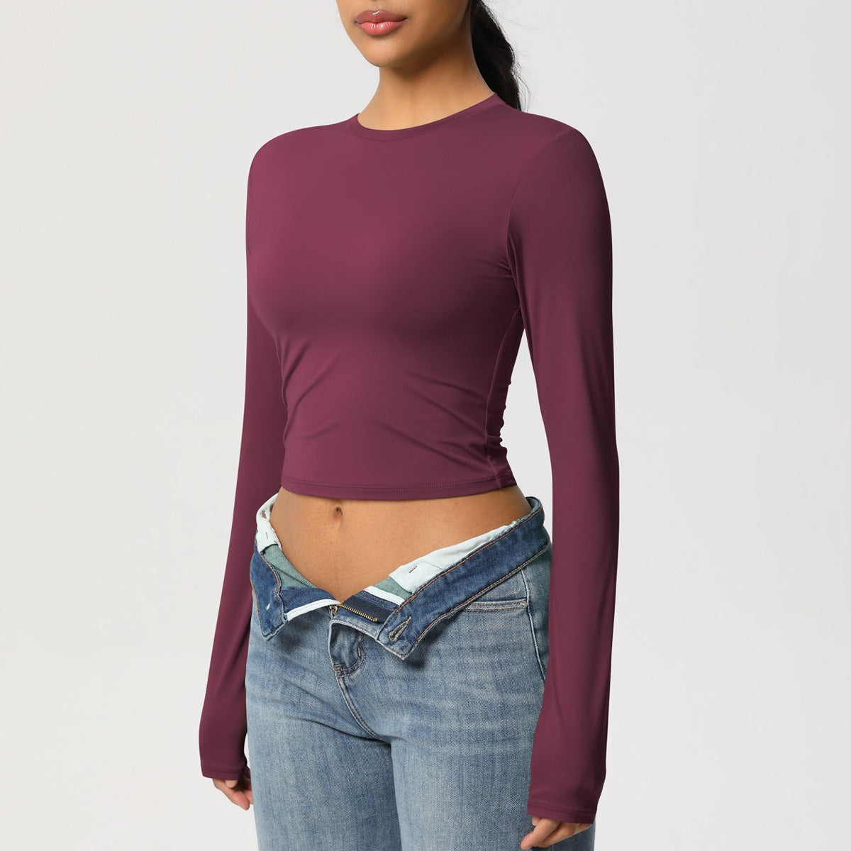 SculptFit Cropped Vormgevende Sporttop
