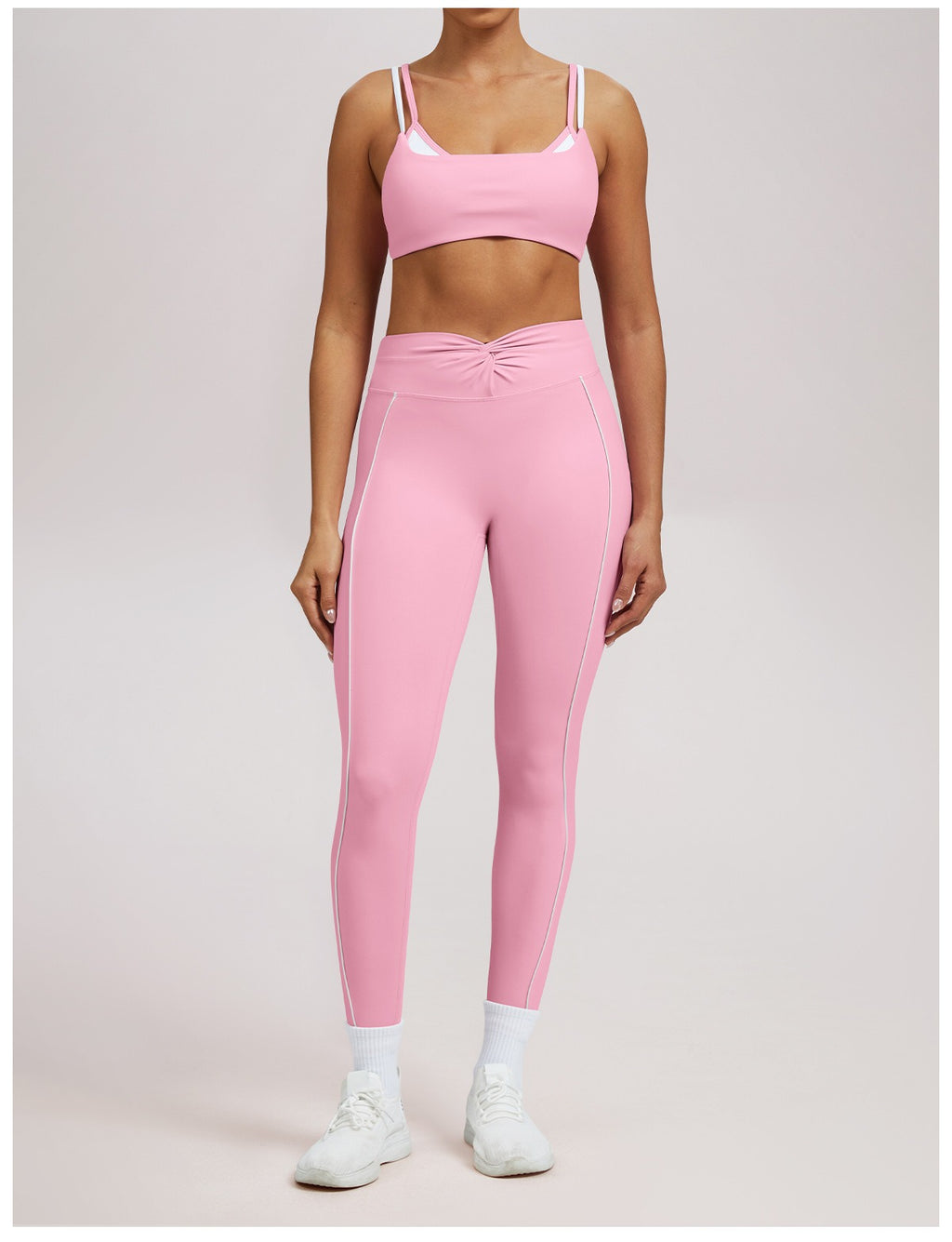 High-Waist Shaping Legging met Contrasterende Lijn