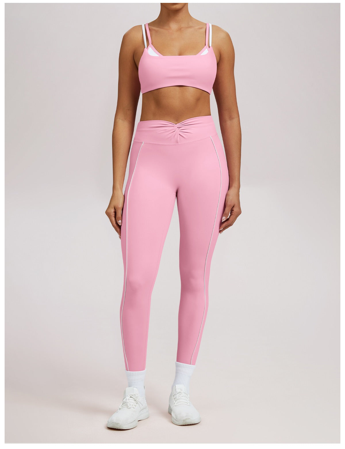 High-Waist Shaping Legging met Contrasterende Lijn