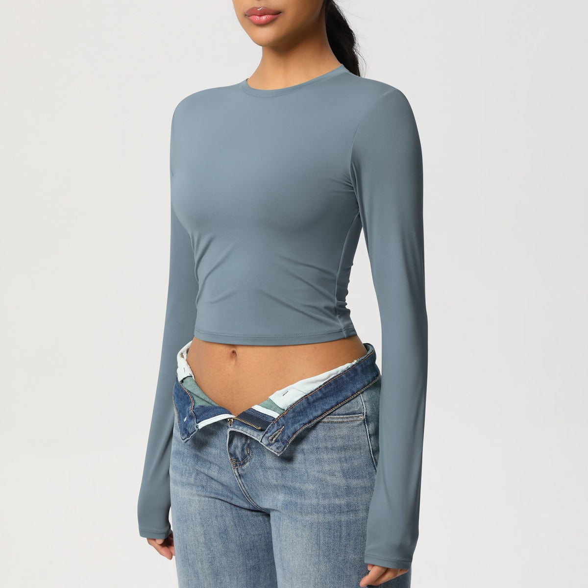SculptFit Cropped Vormgevende Sporttop
