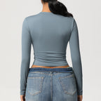 SculptFit Cropped Vormgevende Sporttop