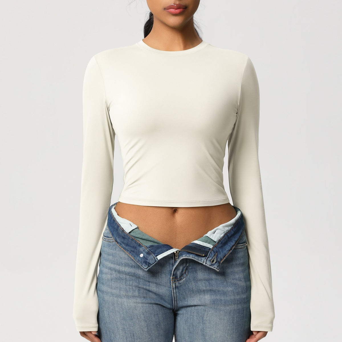 SculptFit Cropped Vormgevende Sporttop