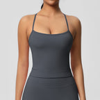 Korte Mouw Sculpting Actieve Croptop