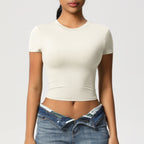 Second-Skin Vormgevende Actieve Crop Top