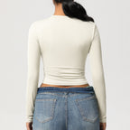 SculptFit Cropped Vormgevende Sporttop