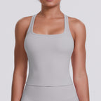 Mouwloze Sculpting Activewear Tanktop