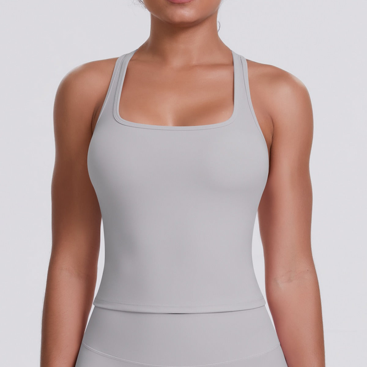 Mouwloze Sculpting Activewear Tanktop
