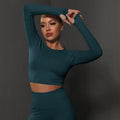 Naadloze Corrigerende Activewear Top met Lange Mouwen