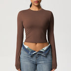 SculptFit Cropped Vormgevende Sporttop