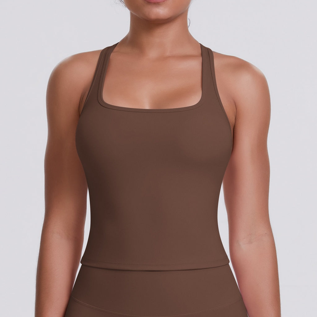 Mouwloze Sculpting Activewear Tanktop