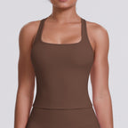 Mouwloze Sculpting Activewear Tanktop
