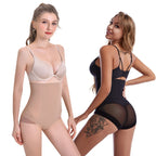 Corrigerende slip met hoge taille en mesh details