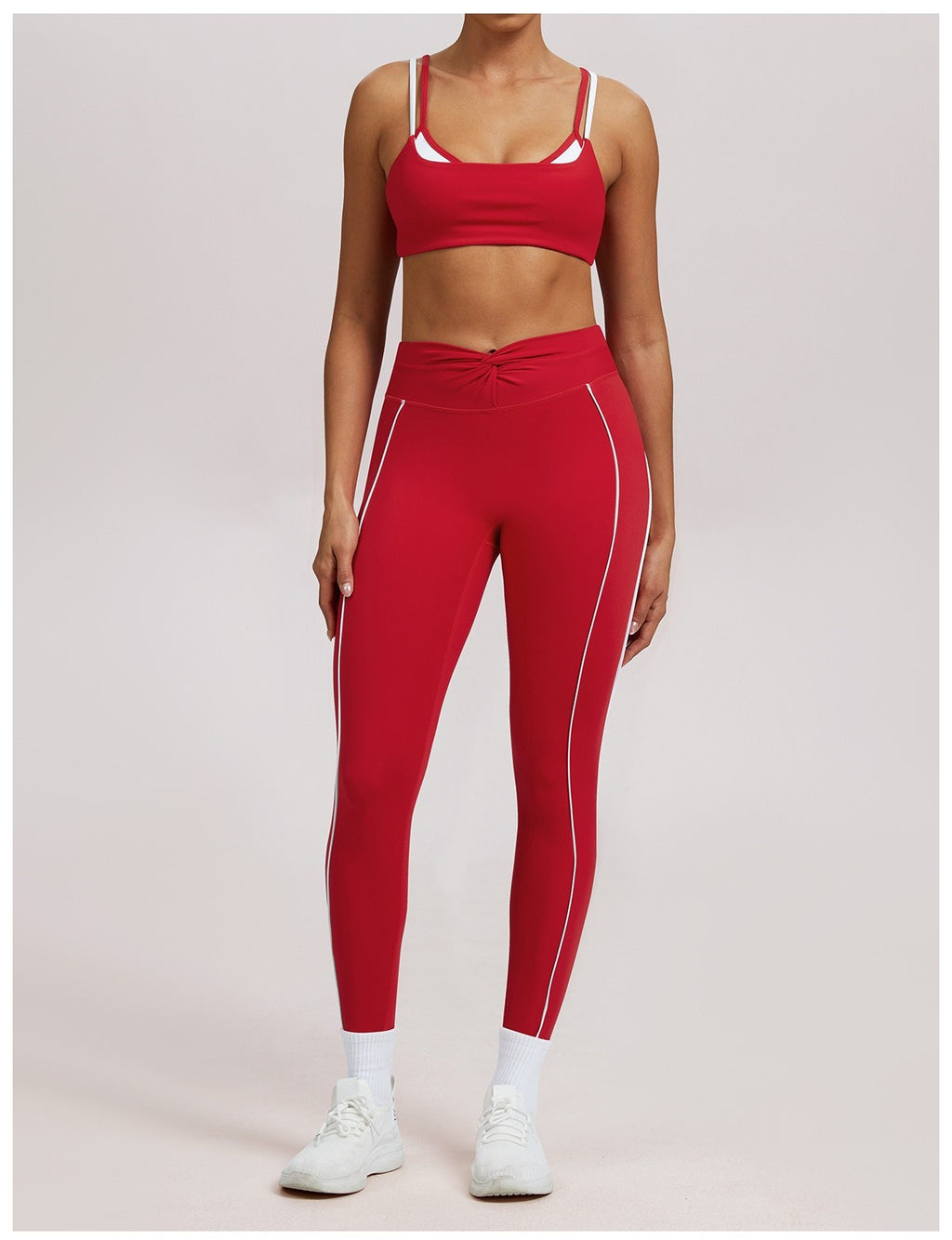 High-Waist Shaping Legging met Contrasterende Lijn