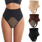 High Waist Corrigerende String met Mesh