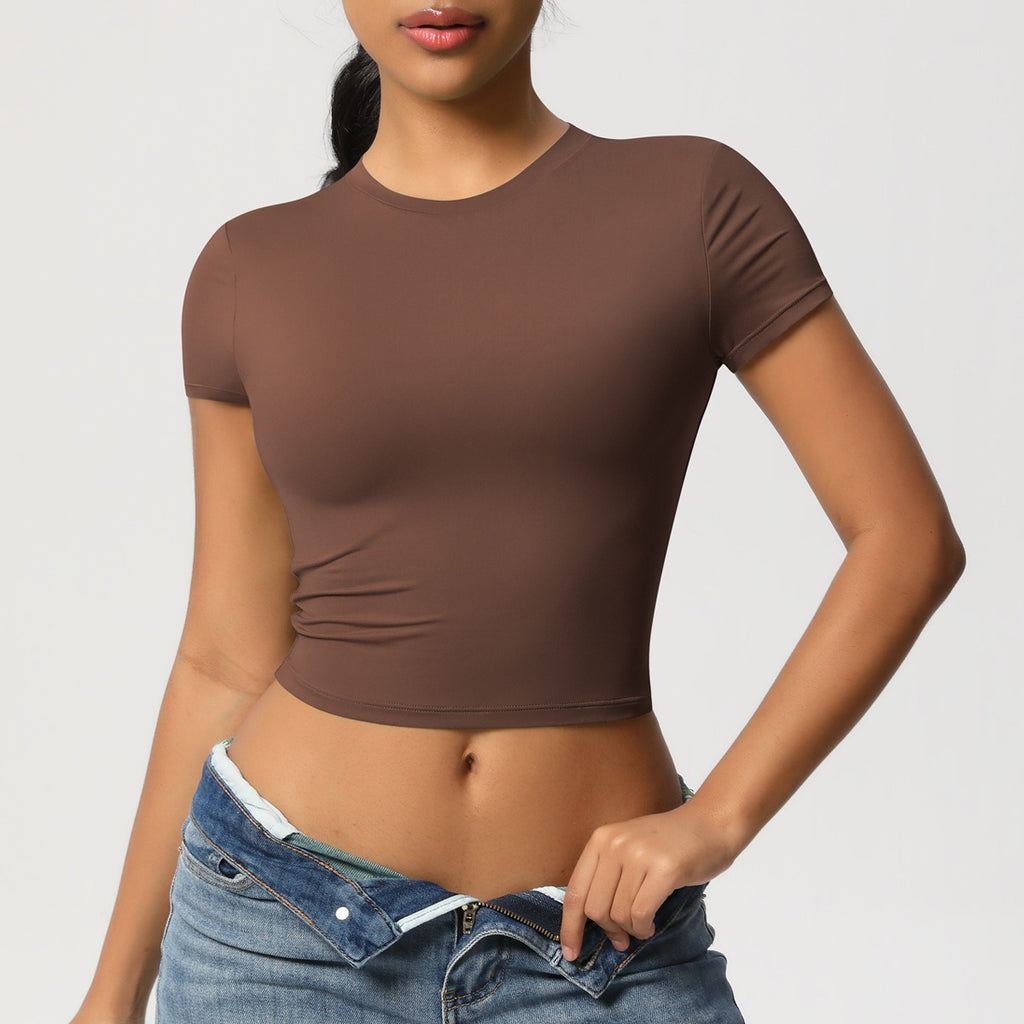 Second-Skin Vormgevende Actieve Crop Top