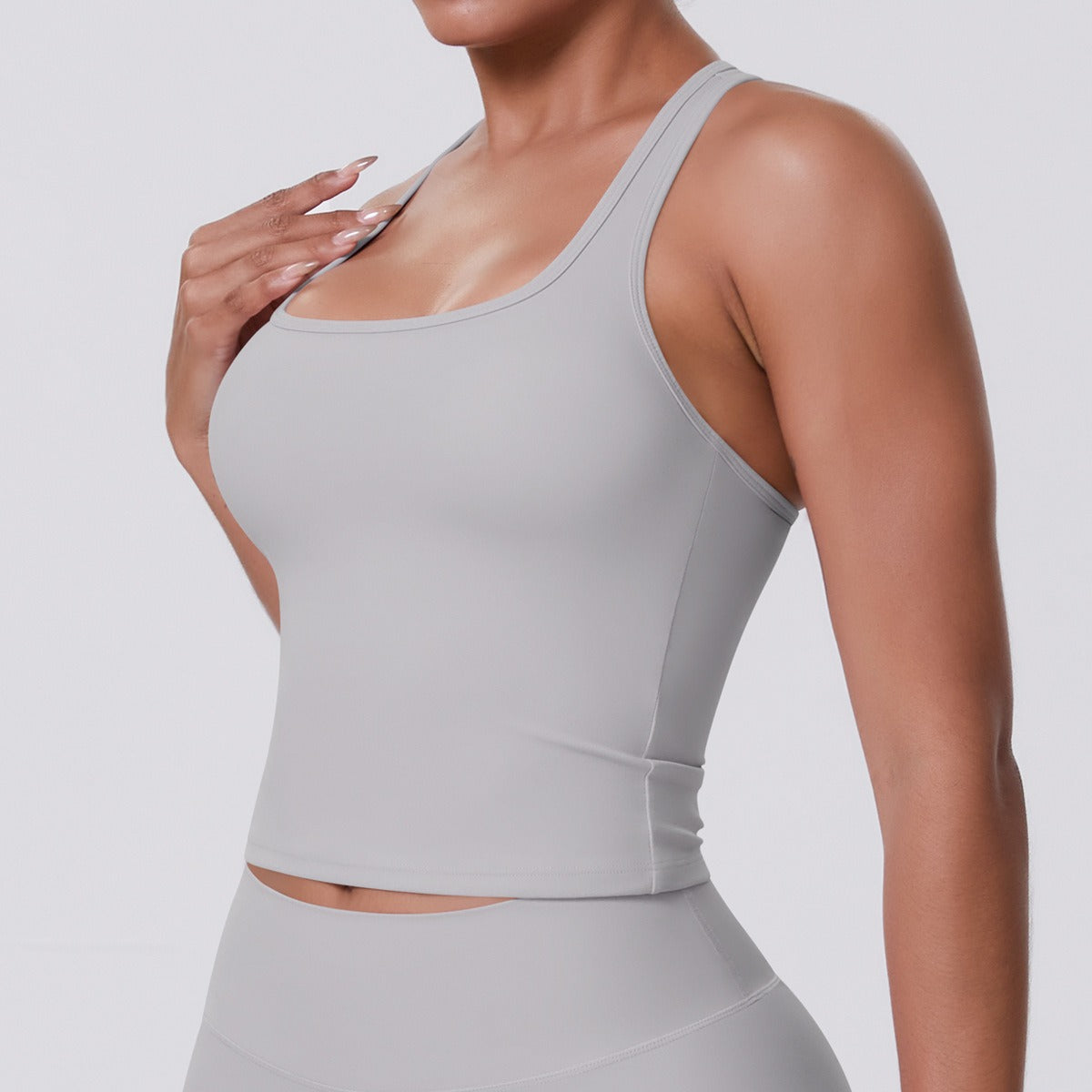Mouwloze Sculpting Activewear Tanktop