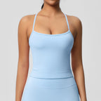 Korte Mouw Sculpting Actieve Croptop
