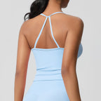 Korte Mouw Sculpting Actieve Croptop