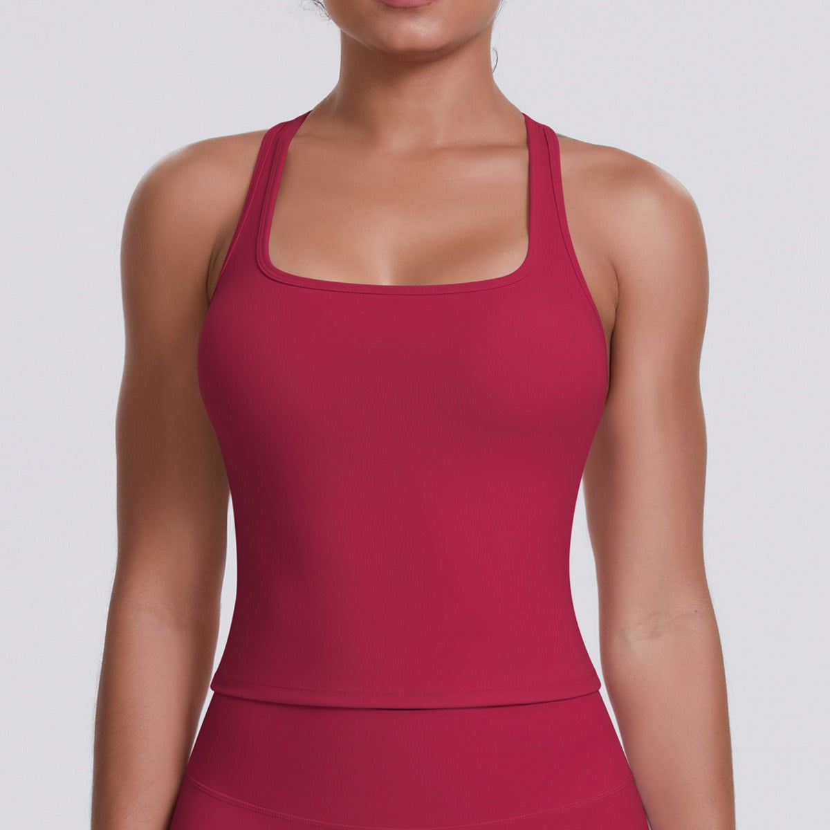 Mouwloze Sculpting Activewear Tanktop