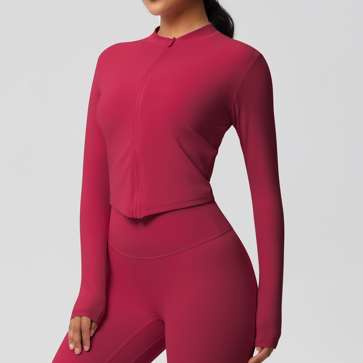 Second-Skin Vormgevende Actieve Crop Top