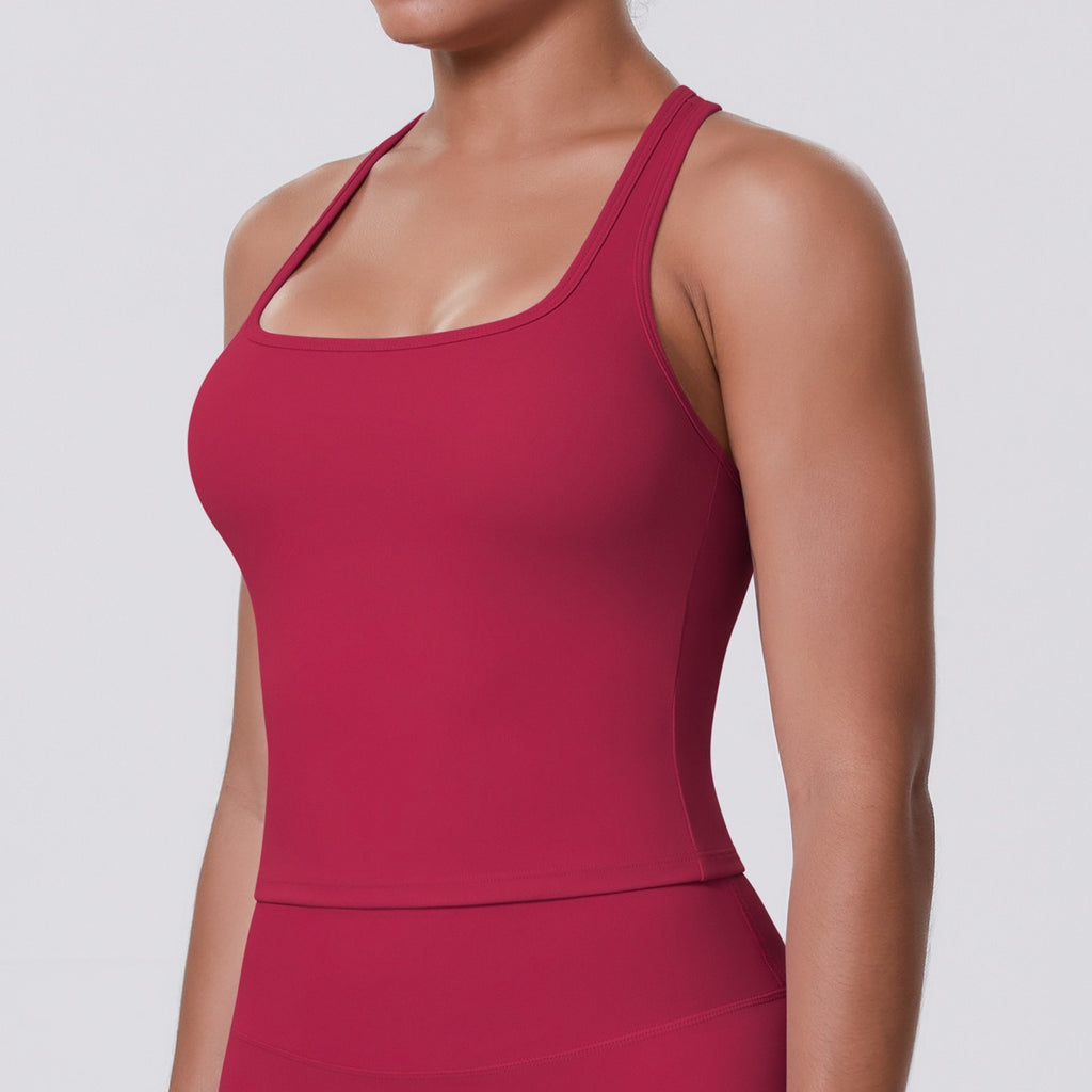 Mouwloze Sculpting Activewear Tanktop