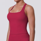 Mouwloze Sculpting Activewear Tanktop
