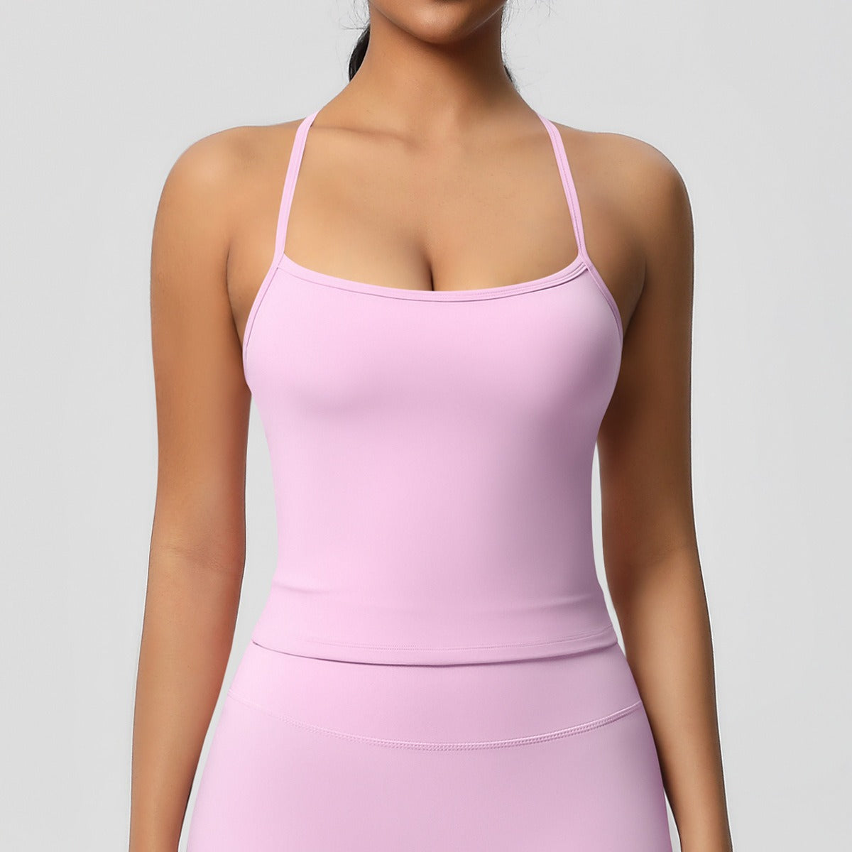 Korte Mouw Sculpting Actieve Croptop