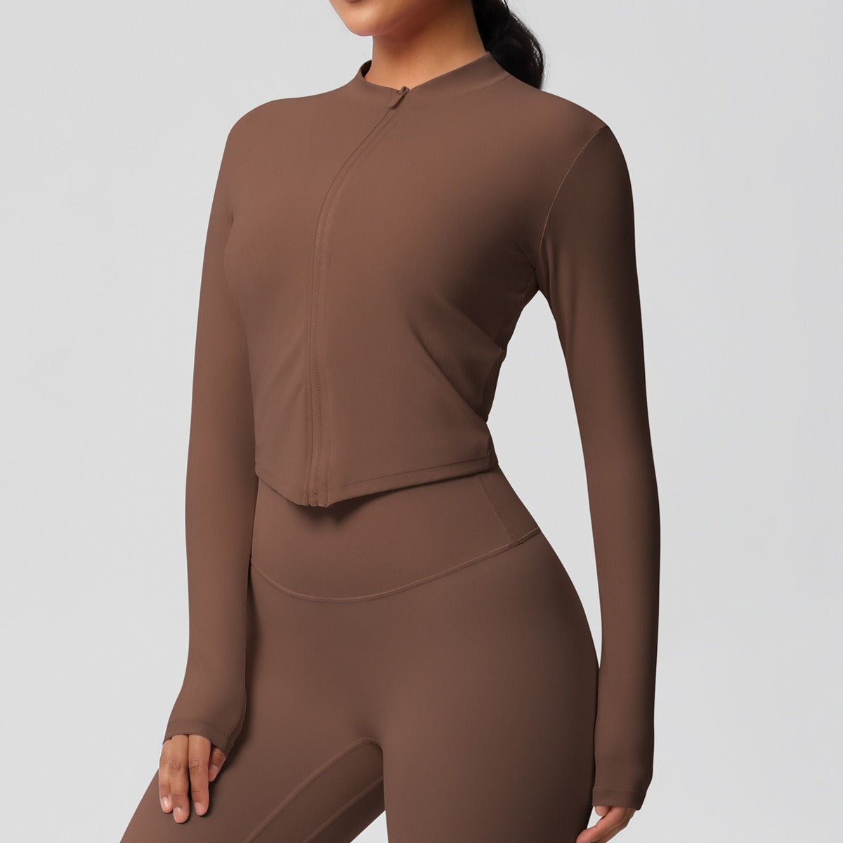 Second-Skin Vormgevende Actieve Crop Top