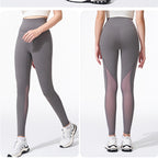 Sculpting legging met hoge taille en mesh-panelen