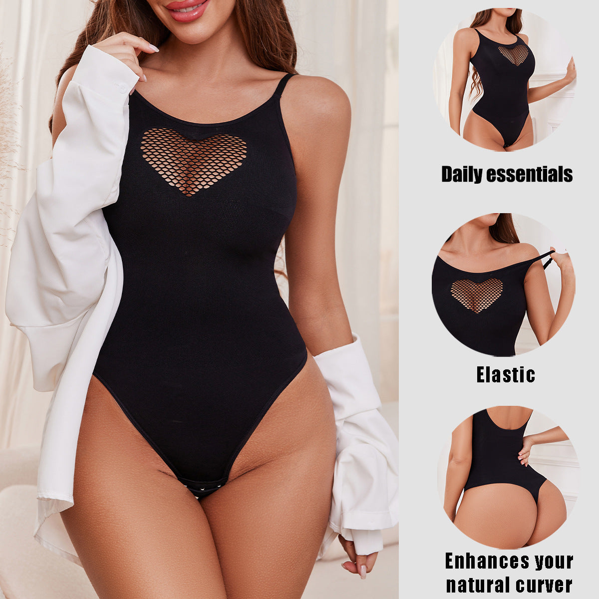 Hartjes Gaas Thong Bodysuit
