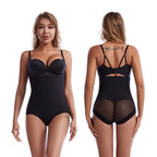 Corrigerende slip met hoge taille en mesh details