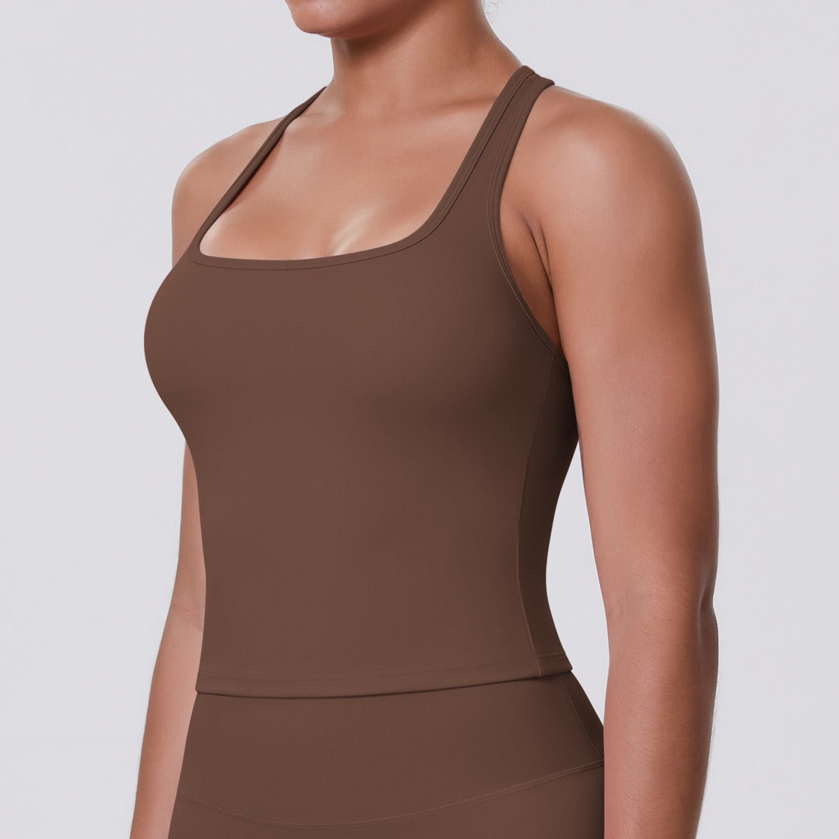 Mouwloze Sculpting Activewear Tanktop