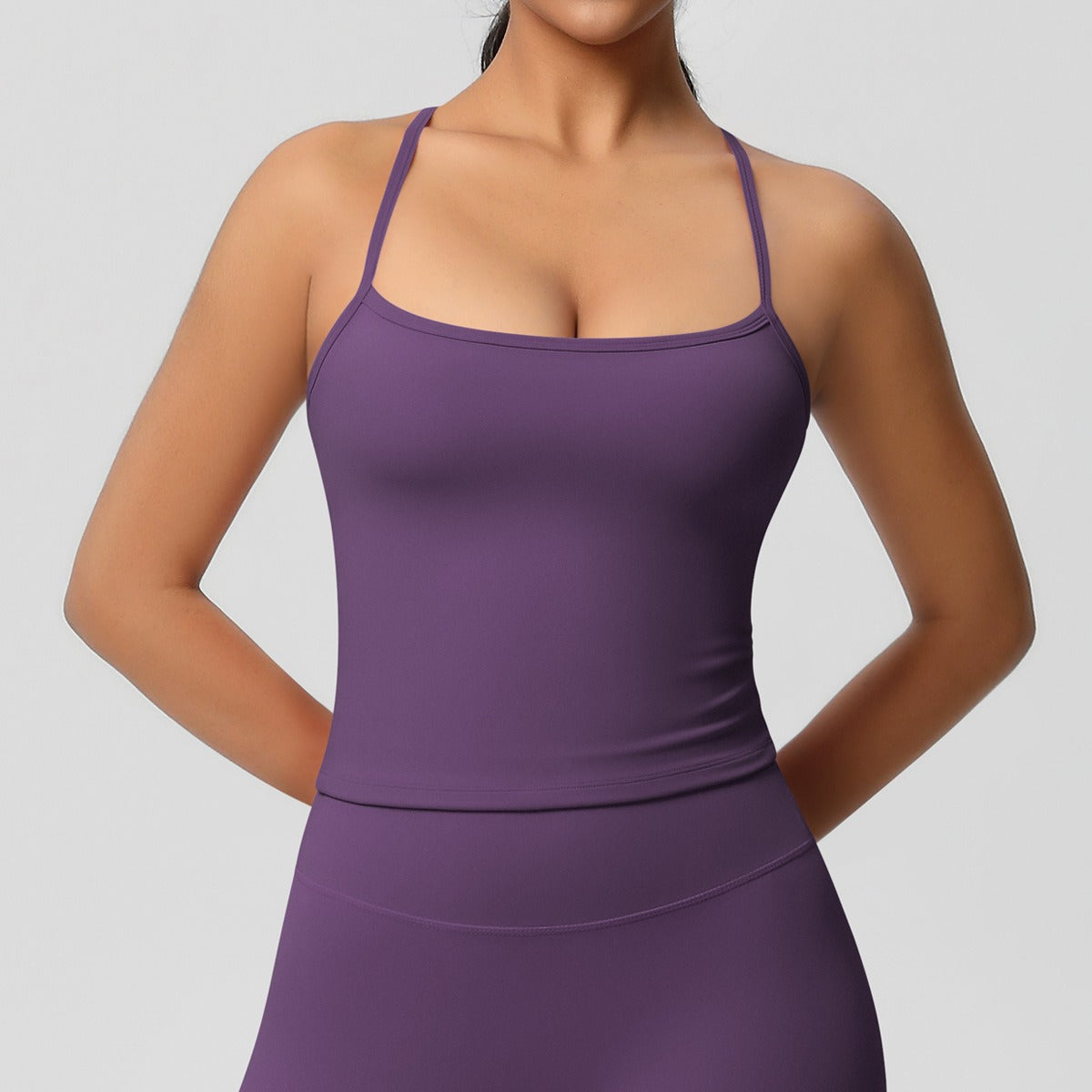 Korte Mouw Sculpting Actieve Croptop