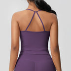 Korte Mouw Sculpting Actieve Croptop