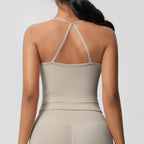 Korte Mouw Sculpting Actieve Croptop