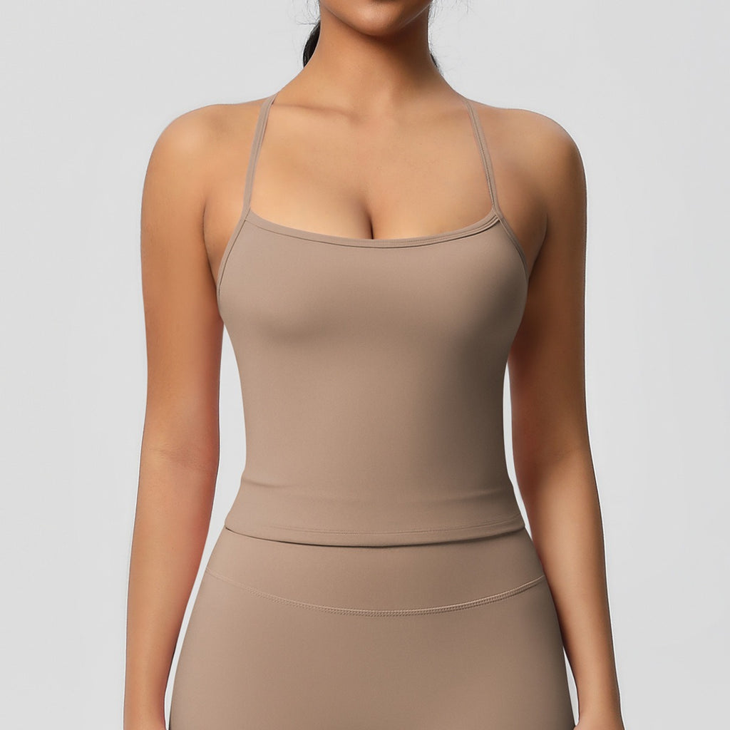 Korte Mouw Sculpting Actieve Croptop