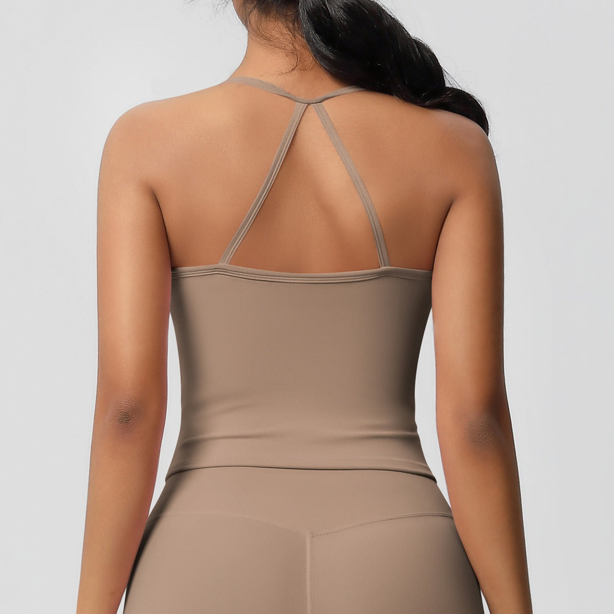 Korte Mouw Sculpting Actieve Croptop