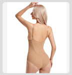 Bodysuit met mesh panelen en corrigerende pasvorm