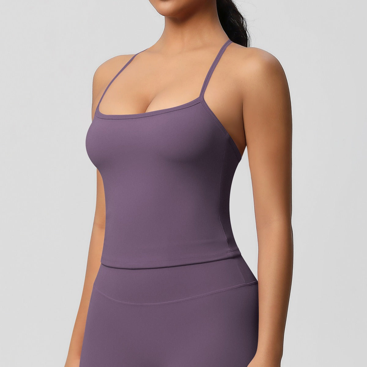 Korte Mouw Sculpting Actieve Croptop