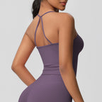 Korte Mouw Sculpting Actieve Croptop