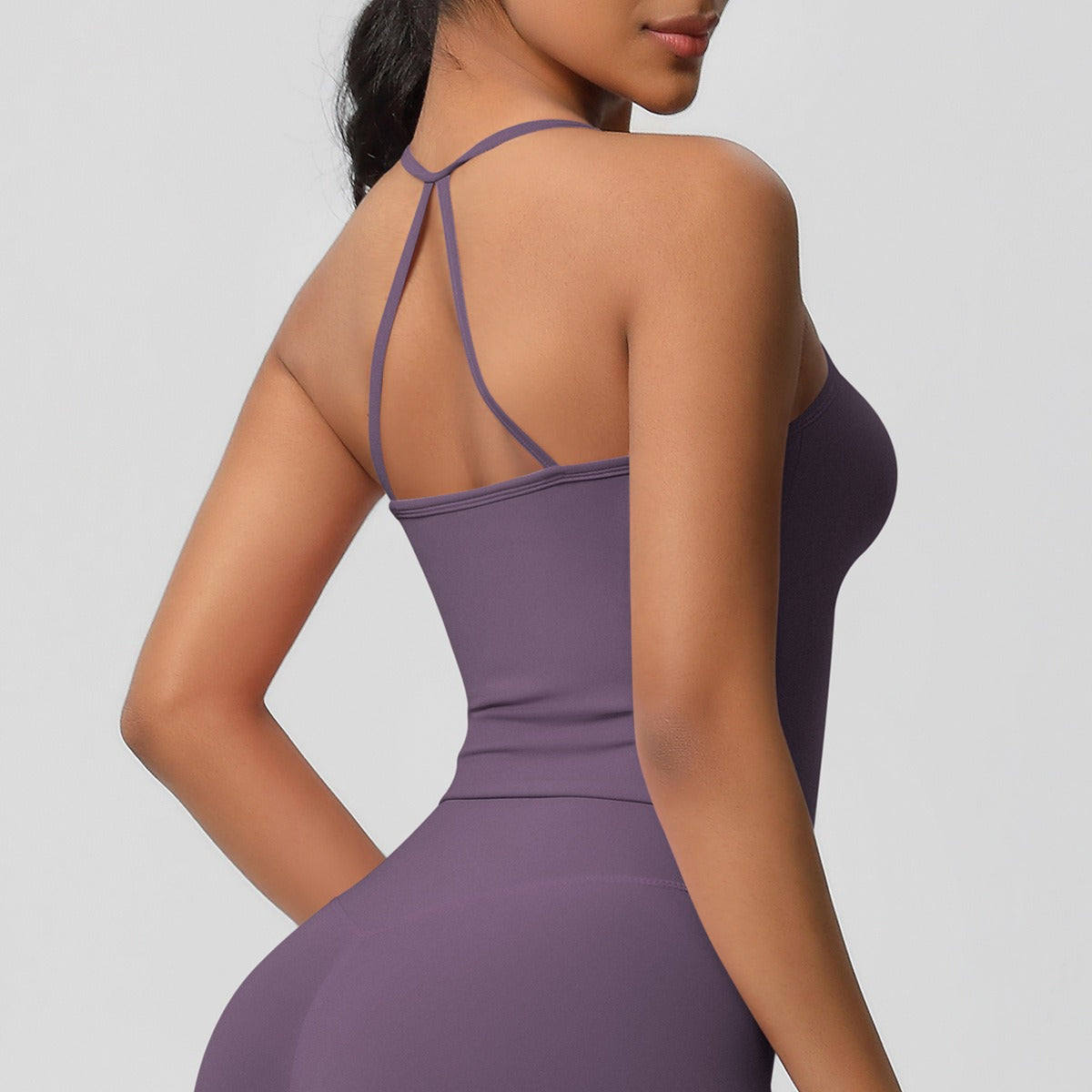 Korte Mouw Sculpting Actieve Croptop