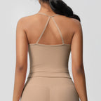 Korte Mouw Sculpting Actieve Croptop