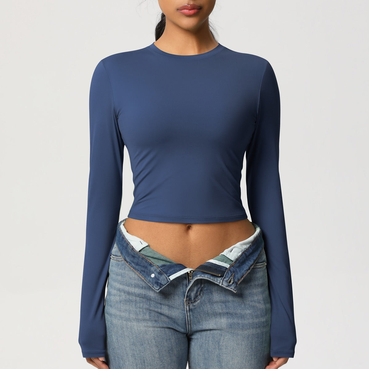 SculptFit Cropped Vormgevende Sporttop