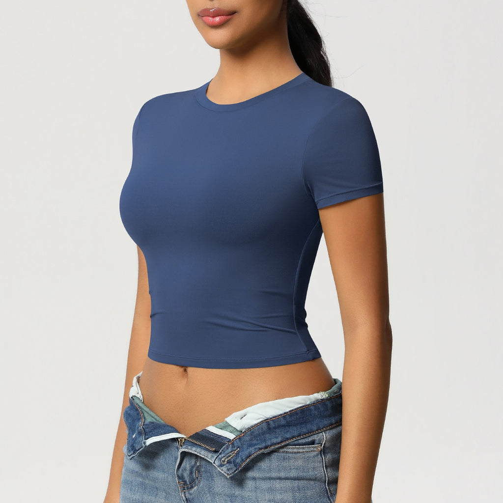 Second-Skin Vormgevende Actieve Crop Top